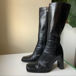 Gianni Bravo Vintage 90's Square Toe Leather Boots